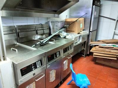 alat dapur restoran bekas